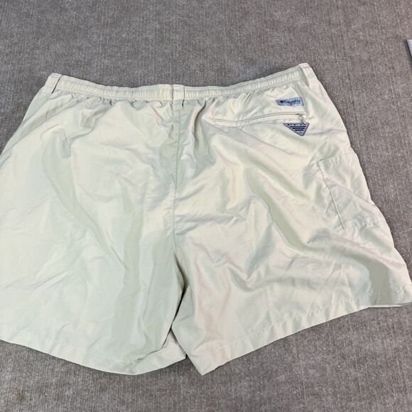 Columbia Shorts Mens 2XL Mesh Lined Chino Lightweight PFG Fishing Omnishade - Picture 5 of 8